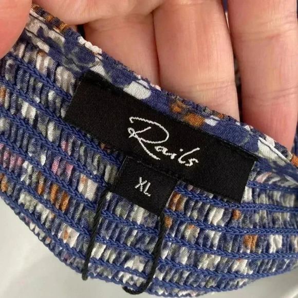 NWT Rails Zana Mini Dress Blue Ditsy Floral size XL - Picture 12 of 13